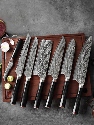 The Ultimate Damascus Steel Knife Chef's Knife Set