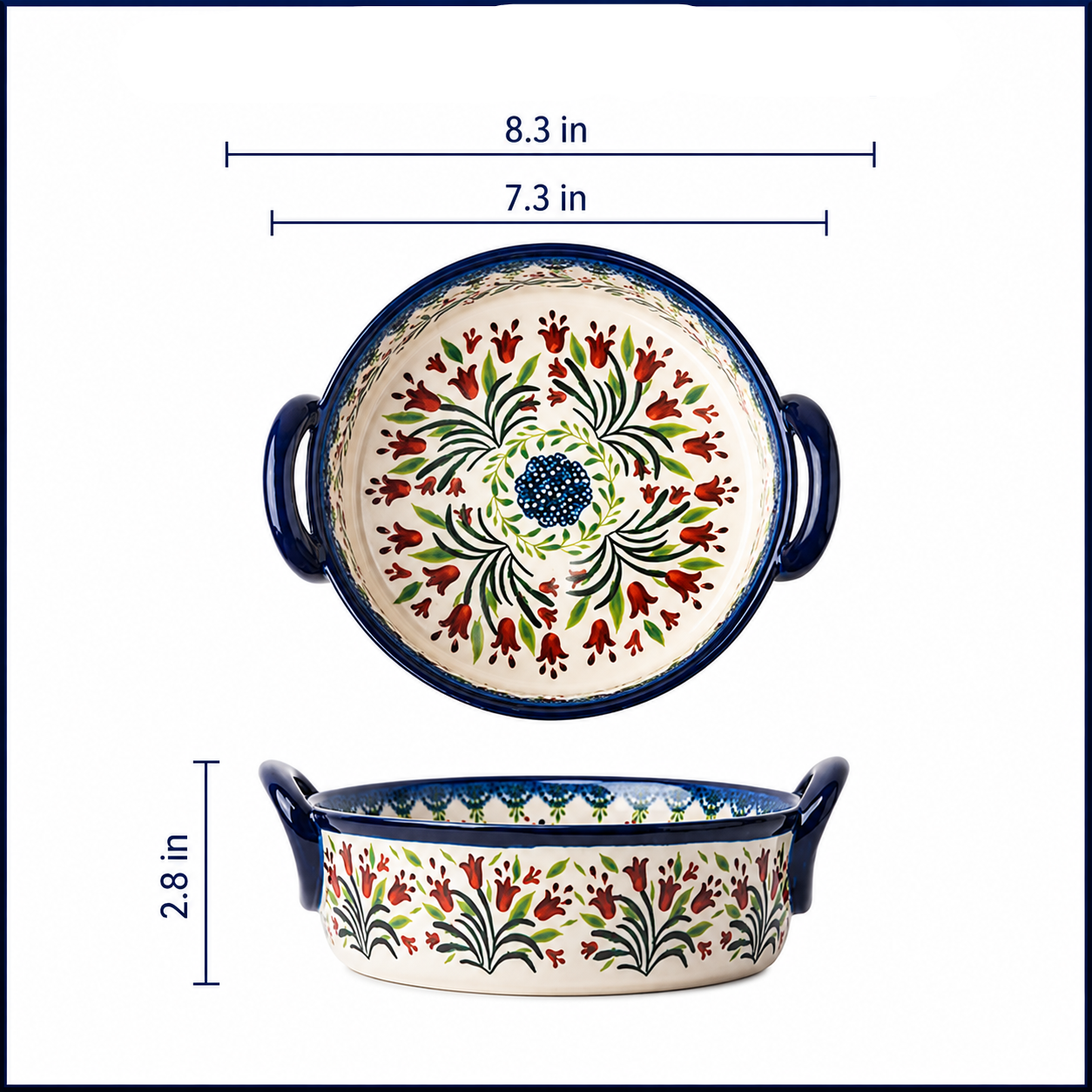 Glass Oval-shaped Fish Baking Pan