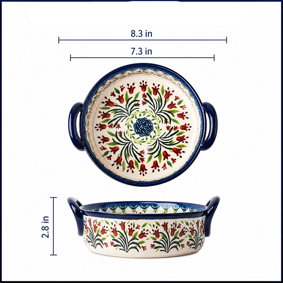 Glass Oval-shaped Fish Baking Pan