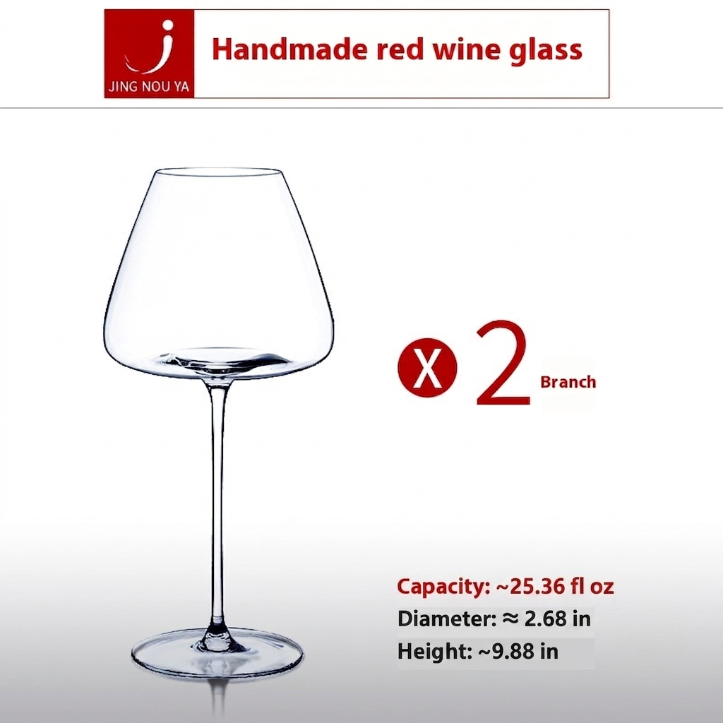 Crystal Goblet Elegant Glass Drinkware Set