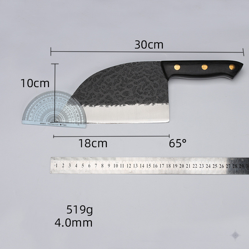 Forged Hammered Stainless Steel Kitchen Knife Set