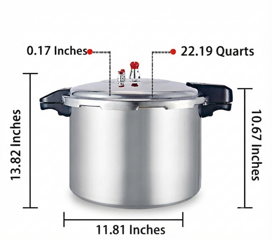 Large Capacity Universal Induction Pressure Cooker