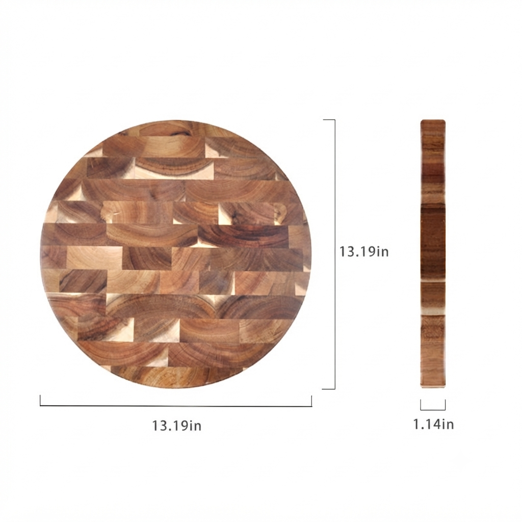 Solid Wood Splicing Kitchen Cutting Board