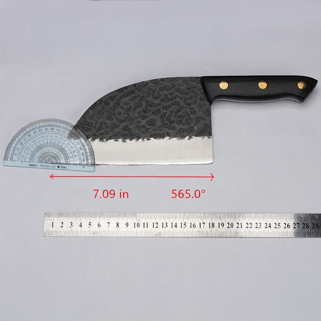 Forged Hammered Stainless Steel Kitchen Knife Set