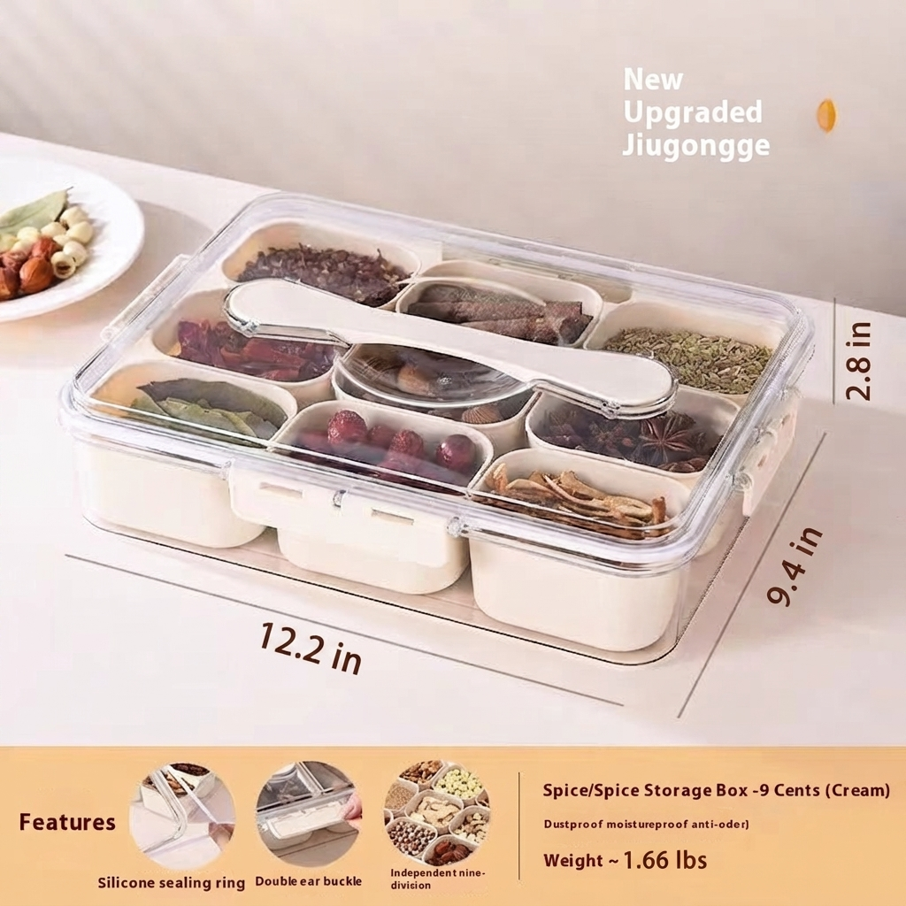 Spice Storage Box Household Kitchen Seasoning