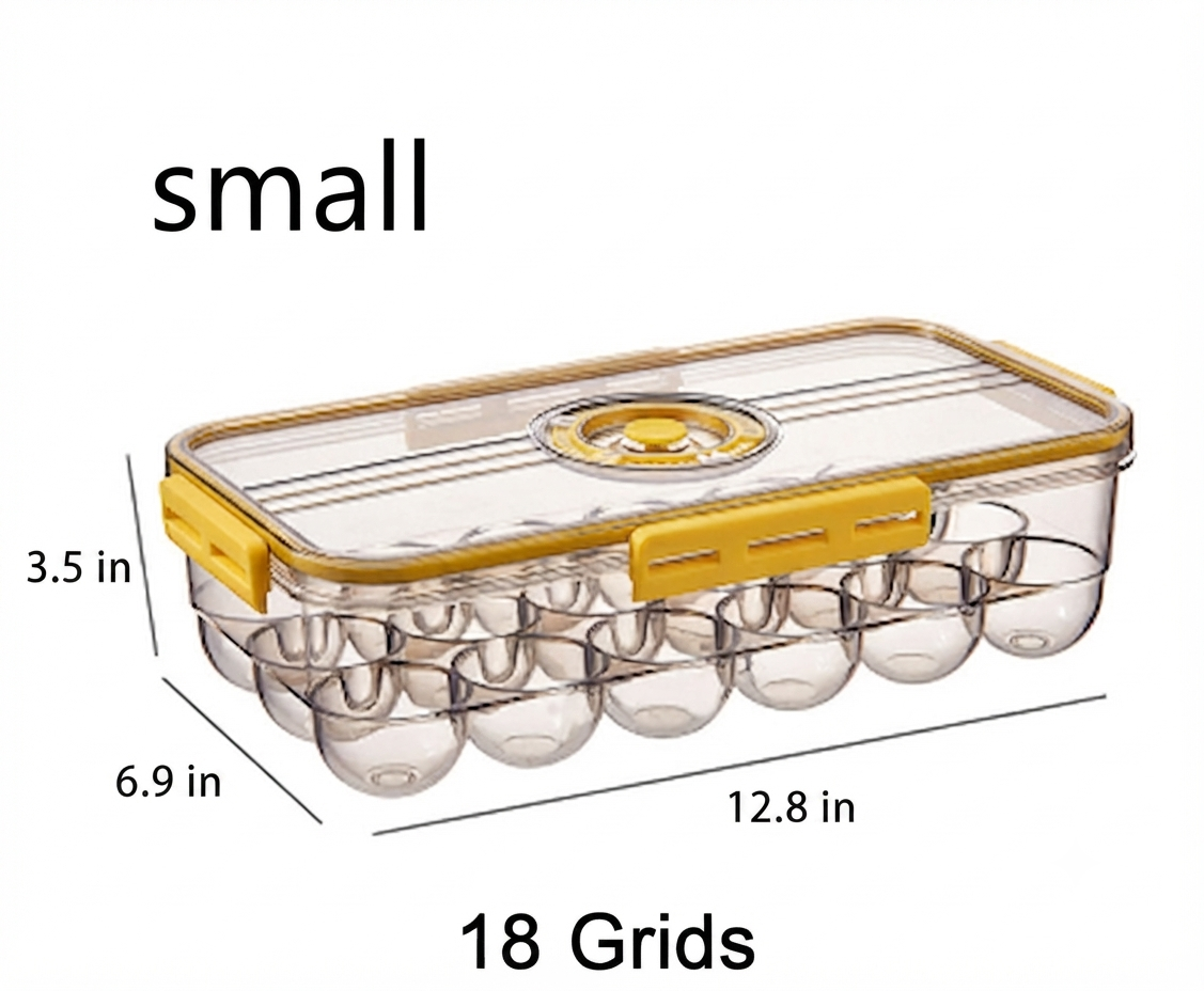 PET Kitchen Organizer Sealed Storage Box With Lid