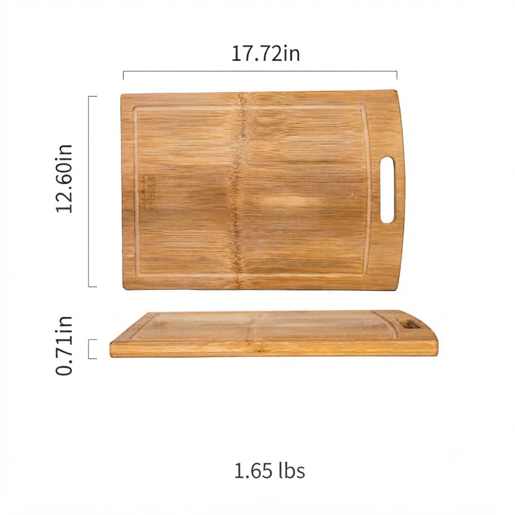 Bamboo Cutting Board For Fruits Meat Vegetables