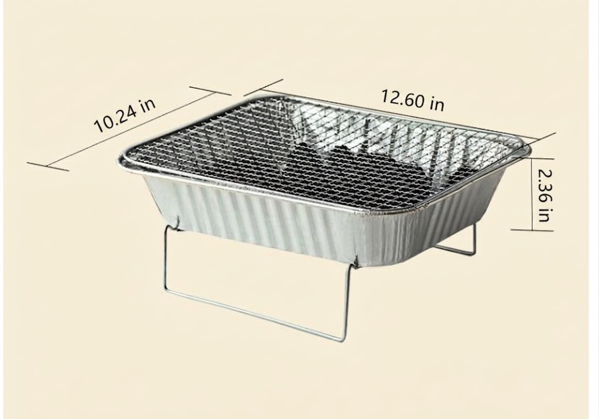 Portable Small Charcoal Barbecue Grill Stove