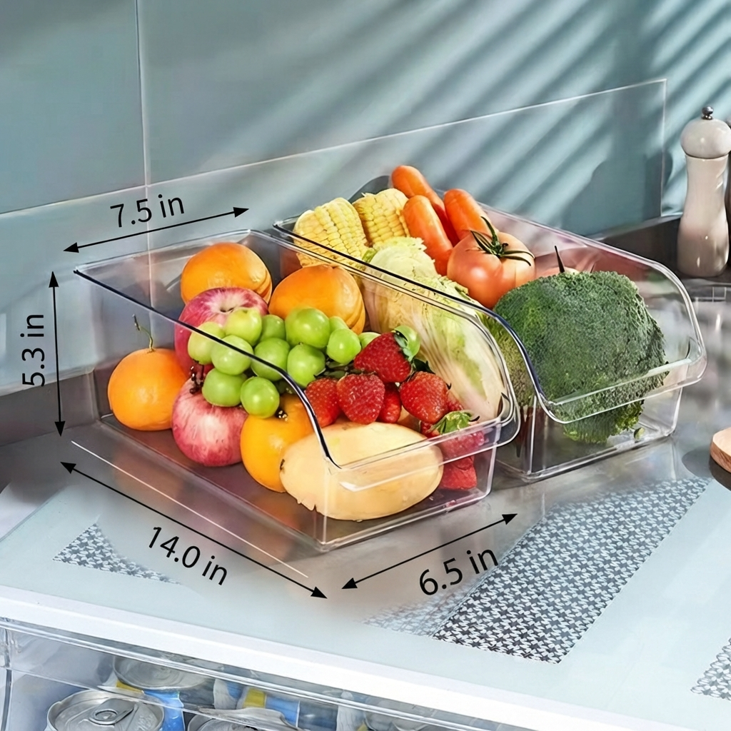 Food Grade Refrigerator Egg Storage Box For Kitchen