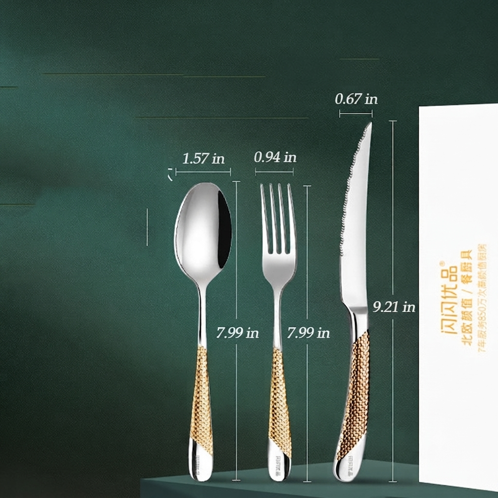 Creative Stainless Steel Household Cutlery Set