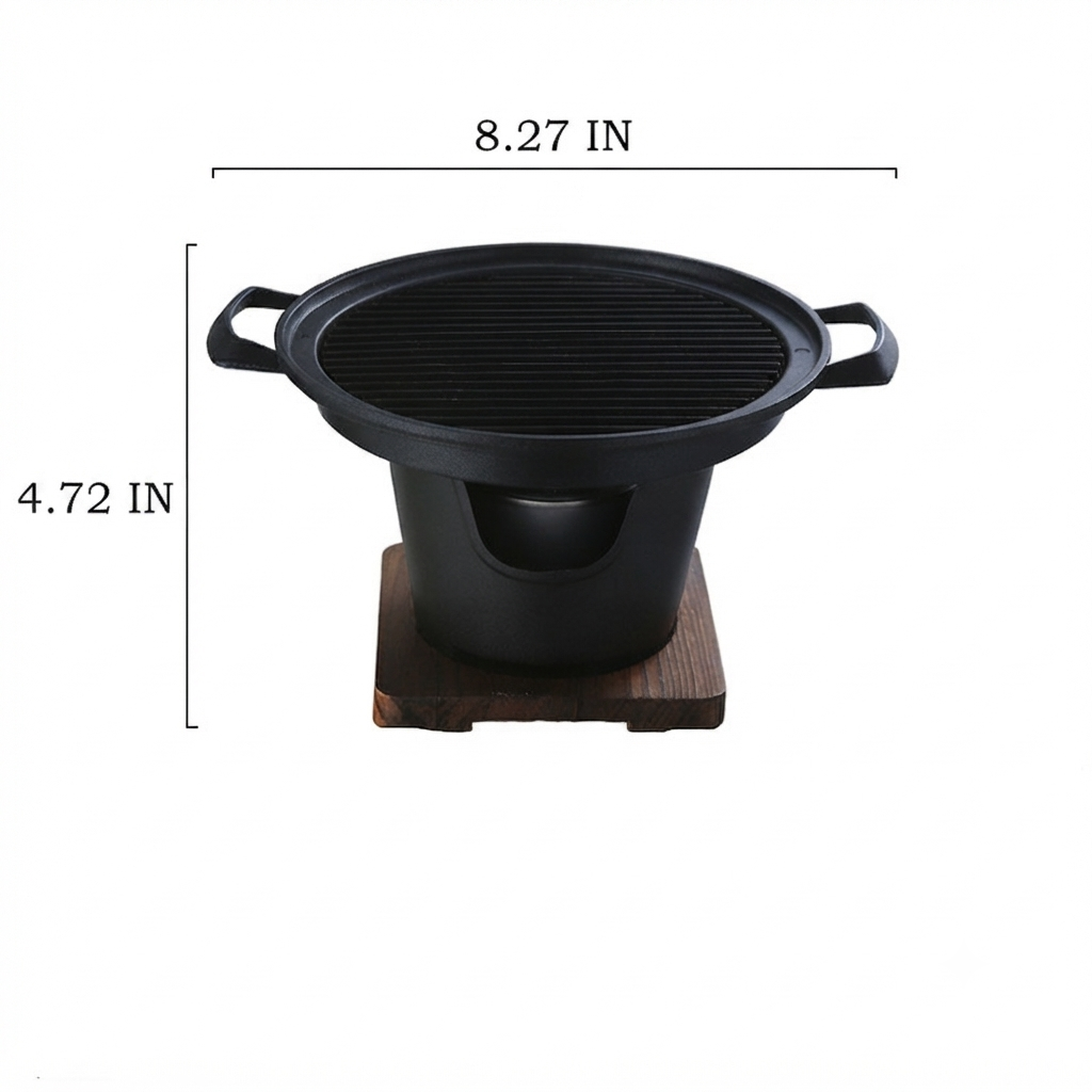 Small Non-Stick Indoor Household Barbecue Grill