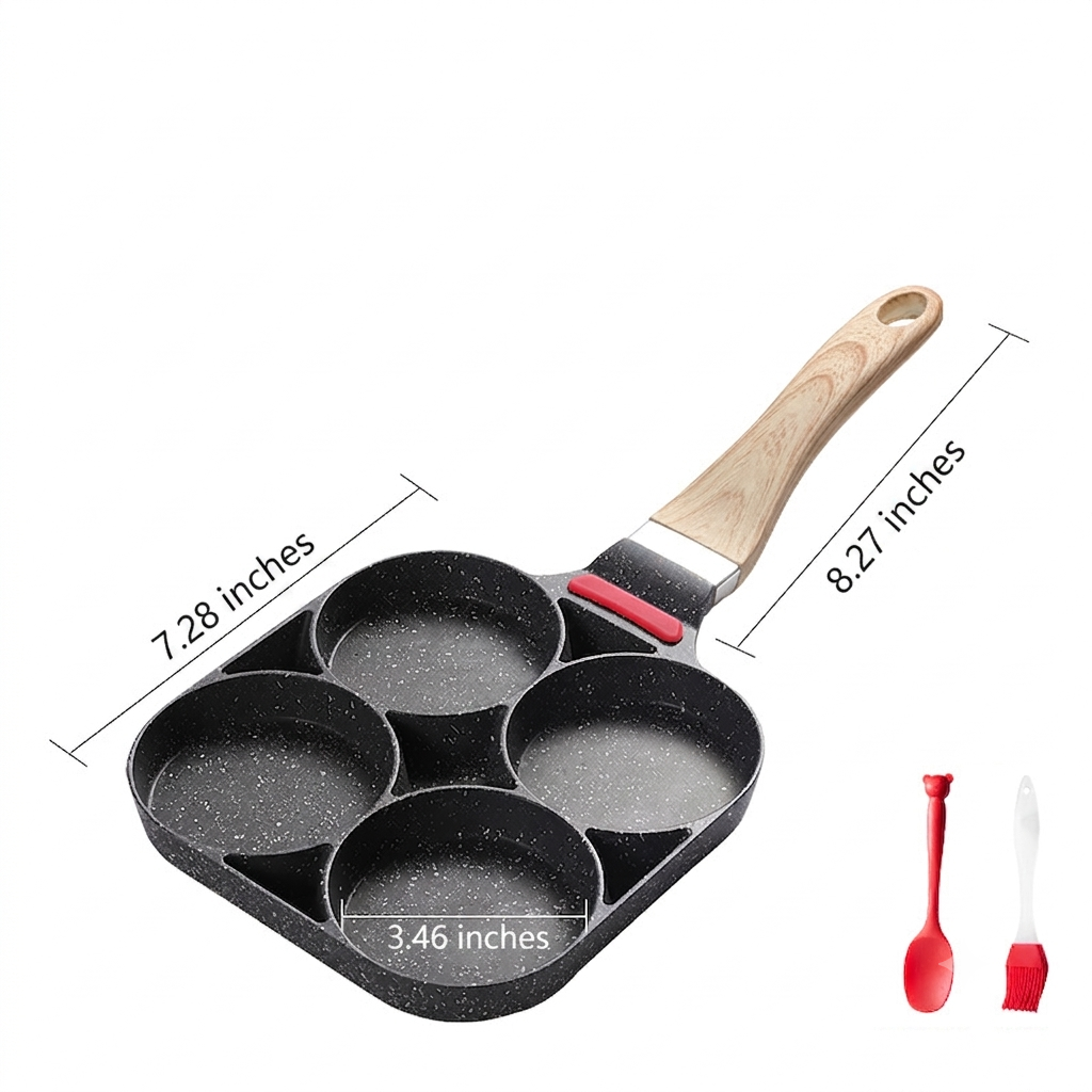 Porous Non-Stick Egg Burger Frying Pan