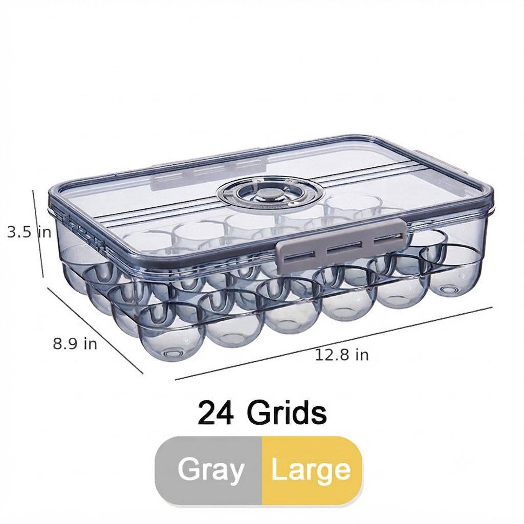 PET Kitchen Organizer Sealed Storage Box With Lid