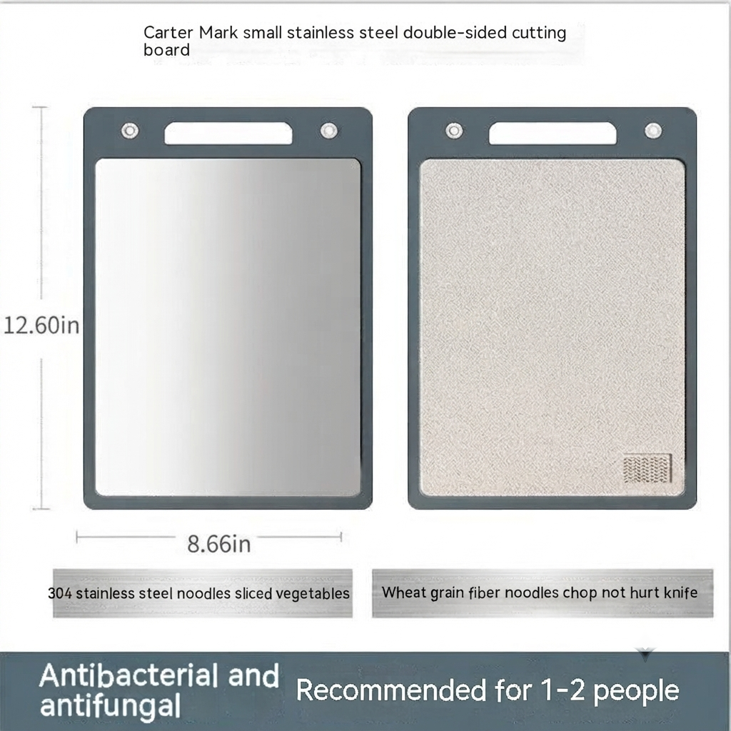 Mildew Resistant Stainless Steel Cutting Board