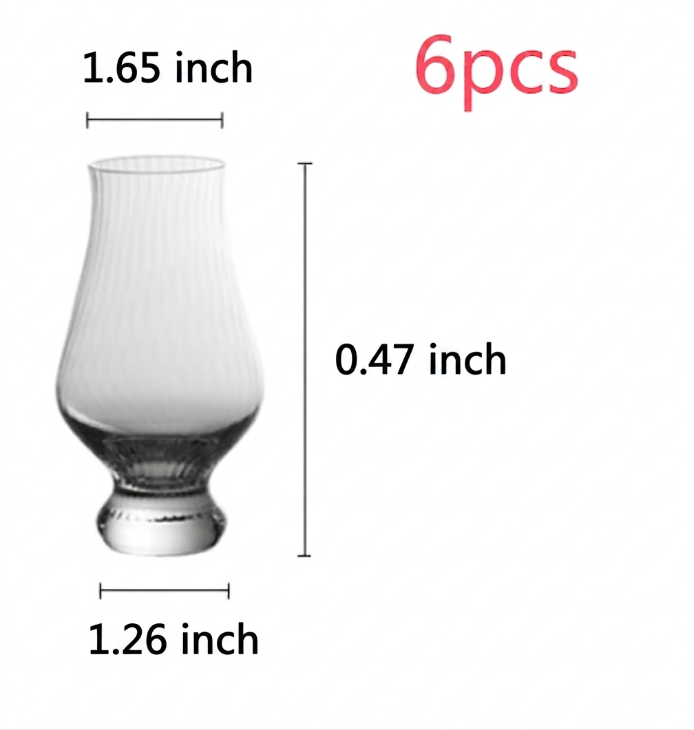 Tulip Crystal Glass Elegant Drinkware Set