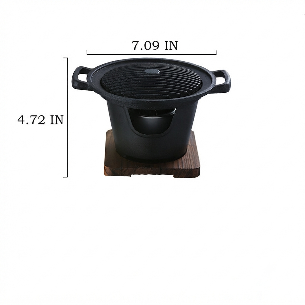 Small Non-Stick Indoor Household Barbecue Grill