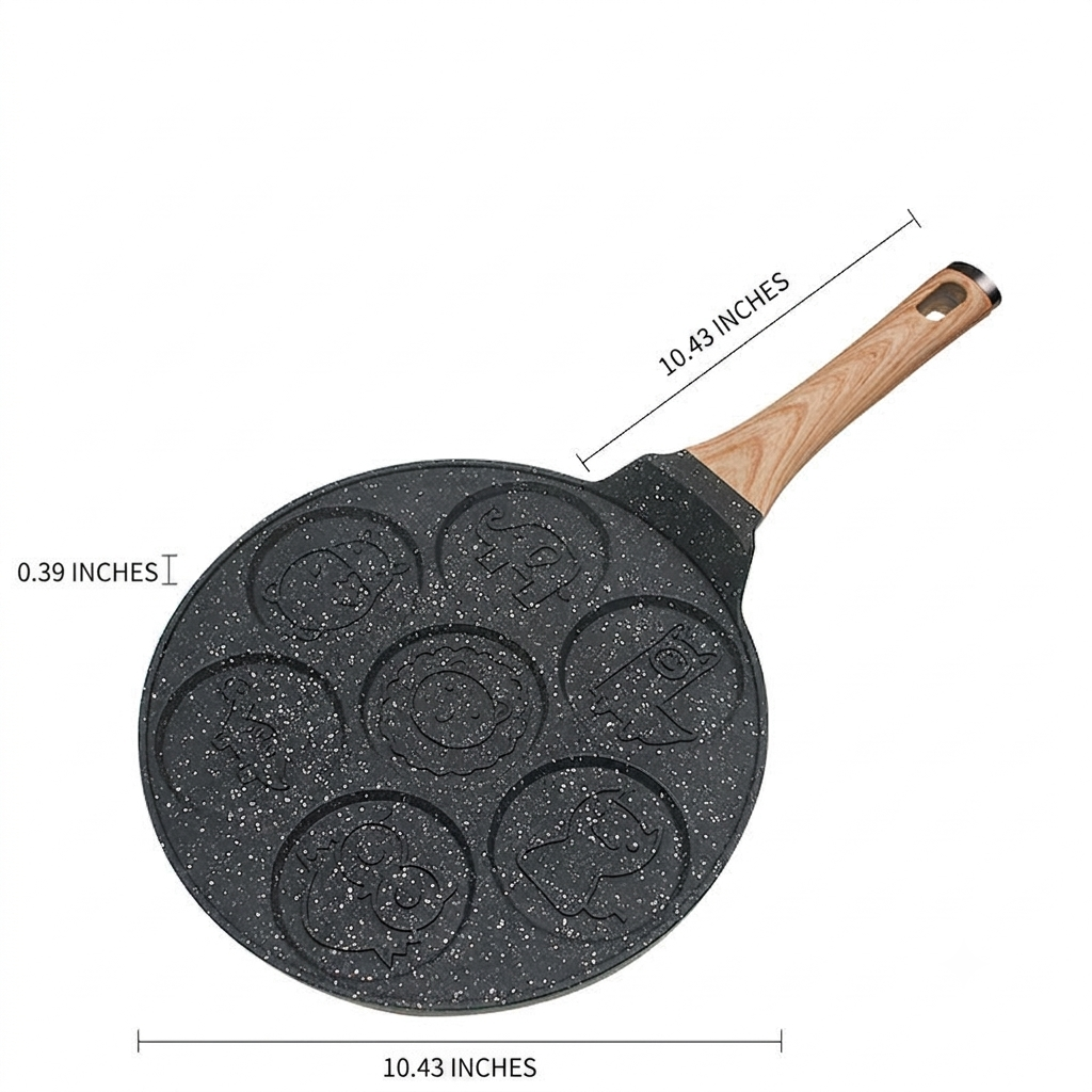 Seven Hole Non-Stick Multifunctional Breakfast Pan