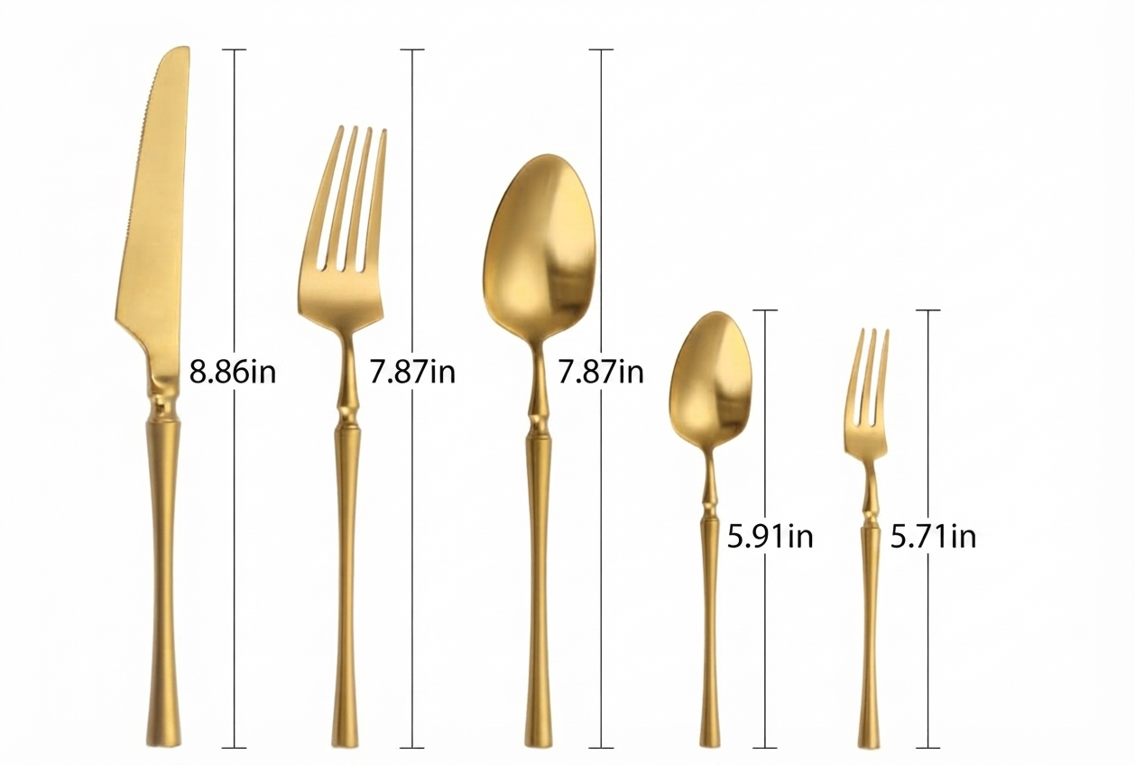 Western Cutlery Cutlery 304 Stainless Steel 5-piece Set