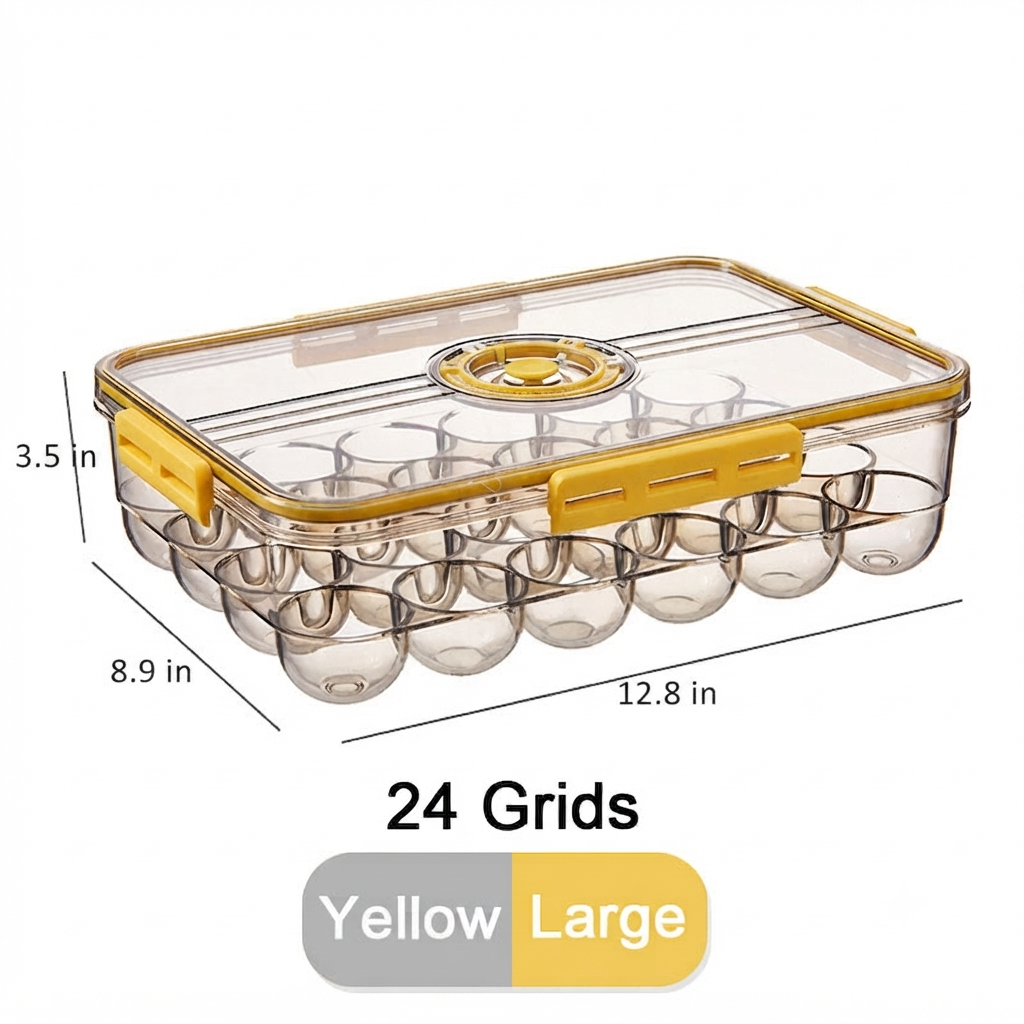 PET Kitchen Organizer Sealed Storage Box With Lid