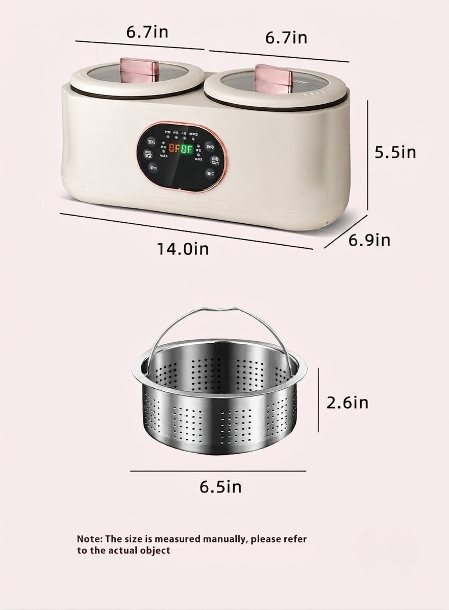 Double Layer Automatic Multi-Function Rice Cooker