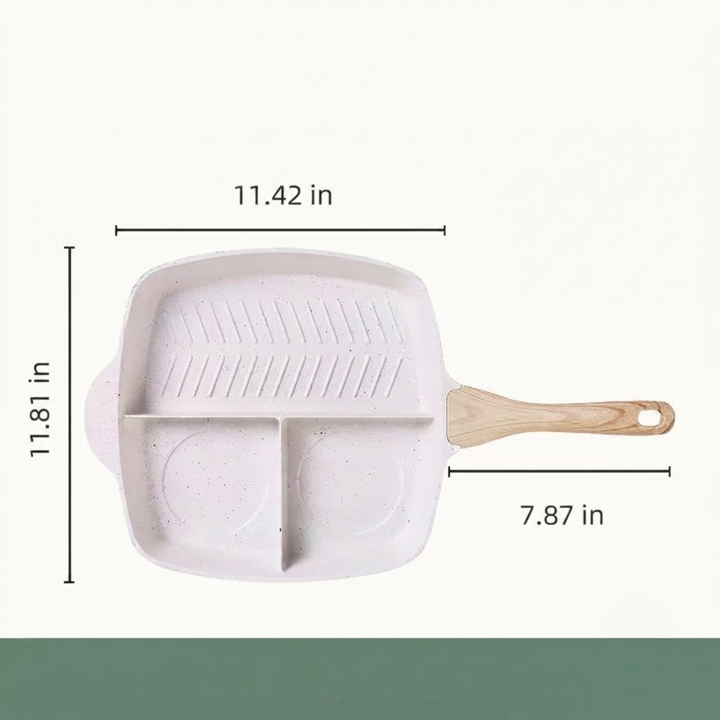 3-In-1 Multifunctional Non-Stick Cooking Pan